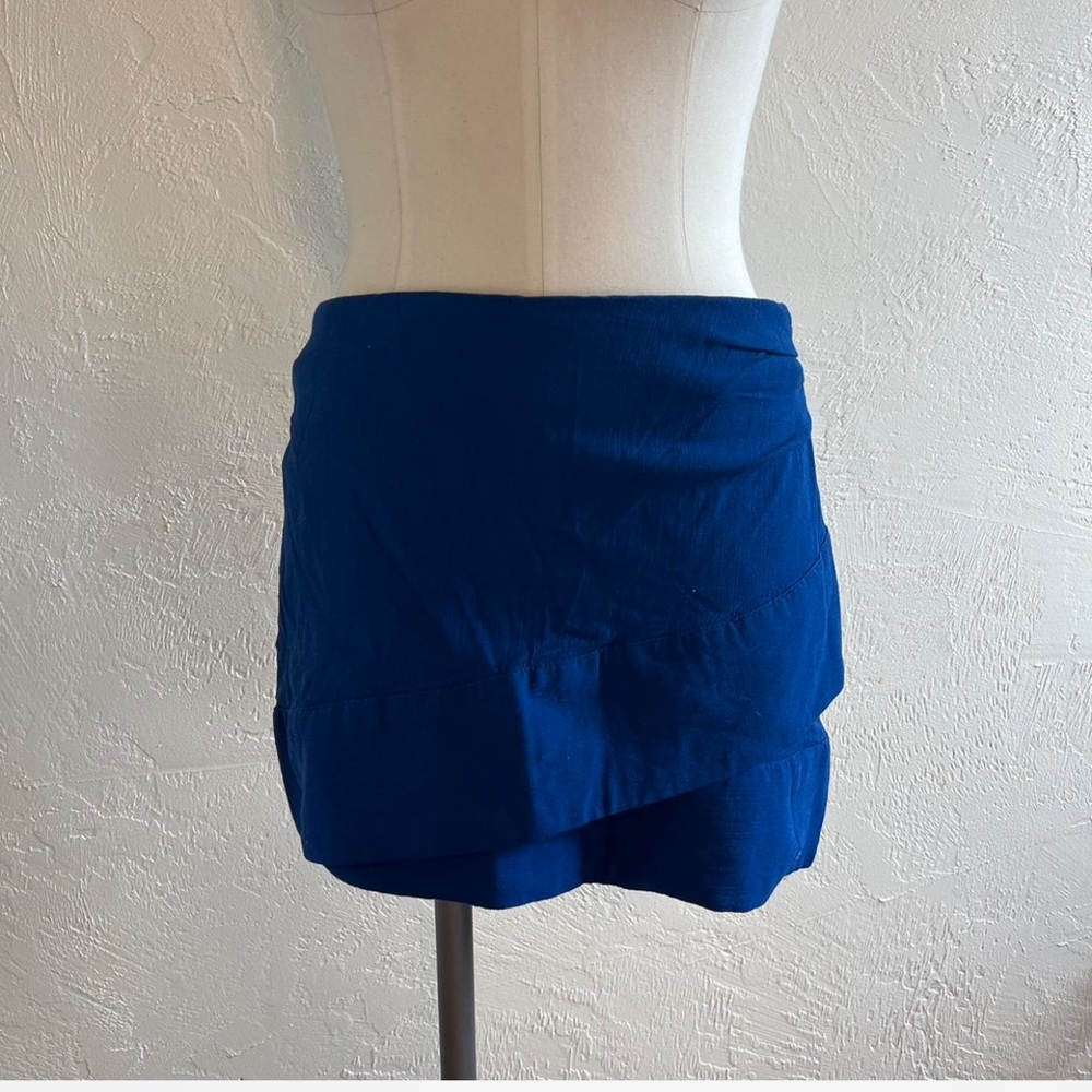 Free People Deep Blue Mini Skirt